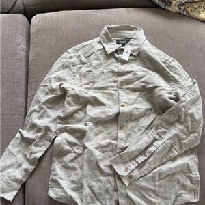 Banana Republic Gray Casual Button Down Shirt